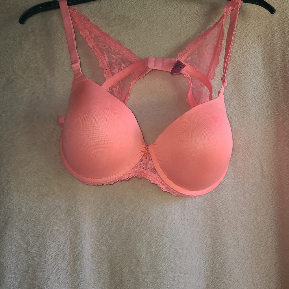 Fruit of a loom neon pink bra